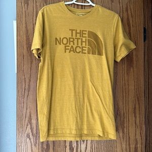 Yellow North Face shirt